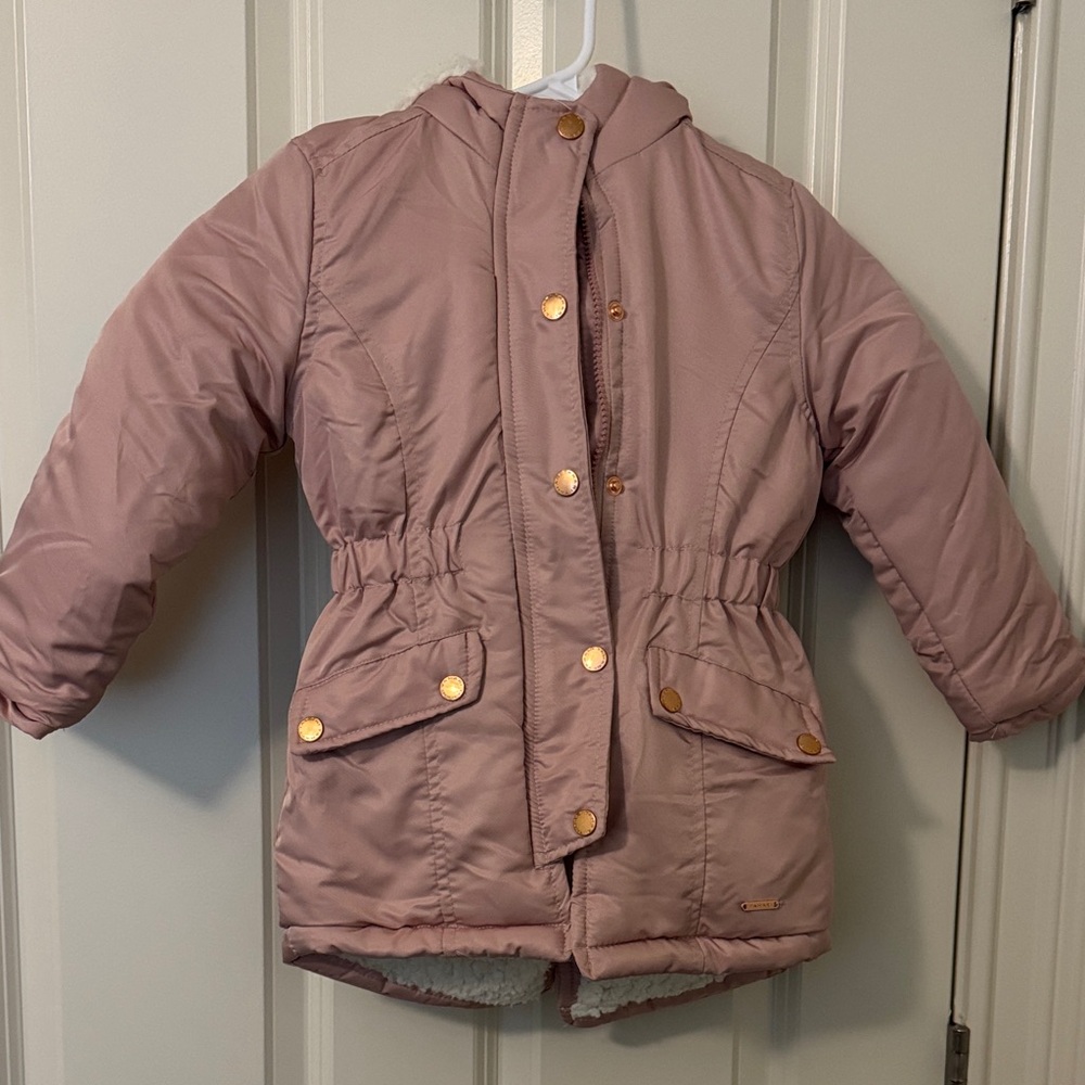 Tahari Kids Blush Jacket with Gold Buttons